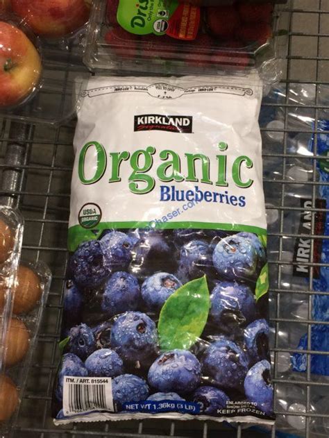 Kirkland Signature Organic Blueberries 3-Pound Bag – CostcoChaser