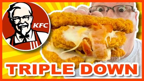 KFC Secret Menu Item "THE TRIPLE DOWN" Collab with List25 | Secret menu ...