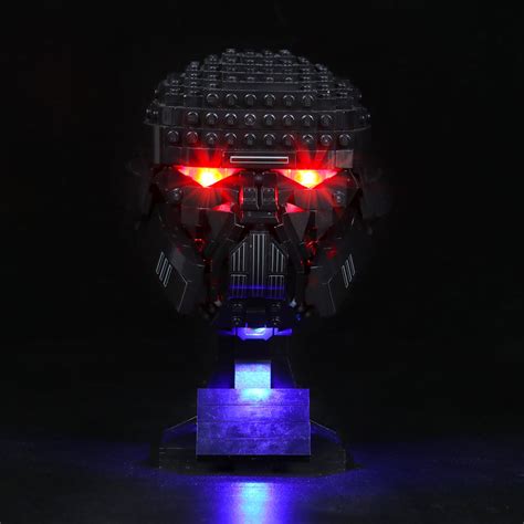 LEGO Dark trooper helmet Advance lighting kit #75343 - Light Up Brick