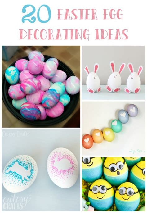 20 Easter Egg Decorating Ideas - Cutesy Crafts