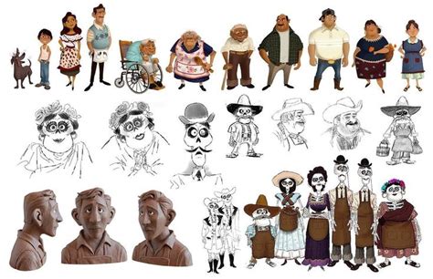 The Art Behind The Magic | Pixar character design, Character design ...