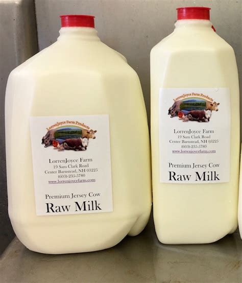 1/2 Gallon Jersey Cow Raw Milk - Brasen Hill Farm