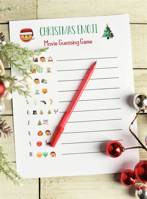 Fun Christmas Party Games: Emoji Songs & Movies – Fun-Squared