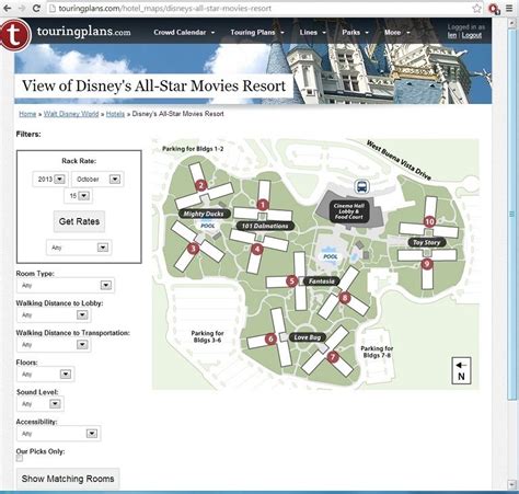 Disney All Star Movie Resort Map - Maping Resources