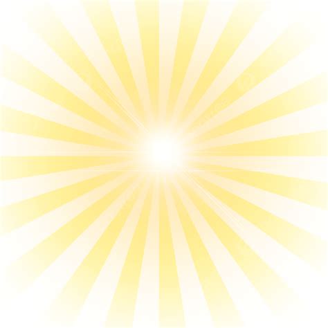 Isolated Yellow Sunrays With Star Sun Glare Lens Flare Light Effect ...