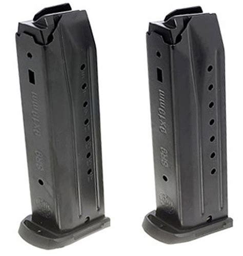 Ruger SR9/SR9C/9E/PC9 Magazine 2 Pack 9mm, Black, 17rd - Impact Guns