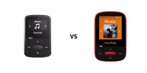 SanDisk Clip Jam vs SanDisk Clip Sport - Differences, Reviews, Pros and ...