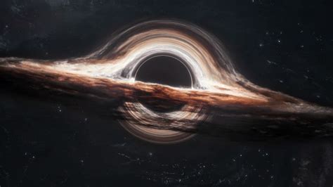 Gargantua black hole Wallpaper 4K, Wormhole, Interstellar, Cosmos