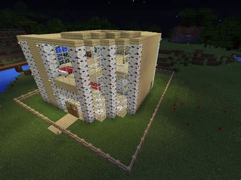 Large Birch House | Minecraft creations, Minecraft, Decor