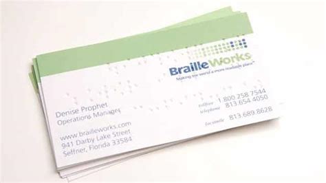 Best Braille Business Cards (and Where to Get Them) - Everyday Sight