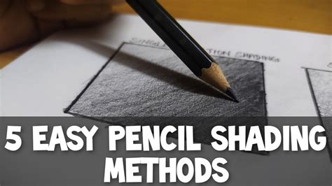 5 Easy Pencil Shading Techniques Video | Art by Meghna – Meghnaunni.com