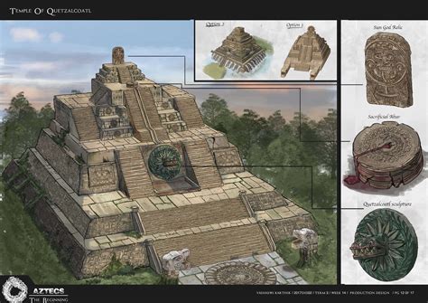 ArtStation - temple of Quetzalcoatl