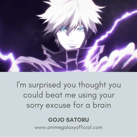 10+ Best Gojo Satoru Quotes In Jujutsu Kaisen