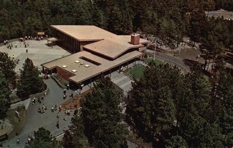 Aerial View of the Visitor Center, Mount Rushmore National Memorial ...