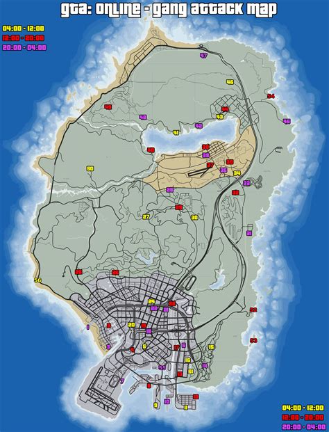 GTA Online Gang Attack Locations - Video Games, Walkthroughs, Guides ...