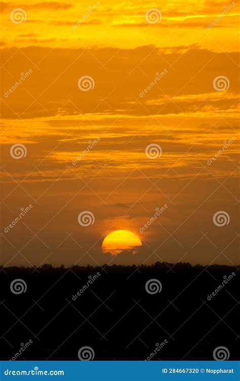 Sunset at the lake stock photo. Image of dusk, beauty - 284667320