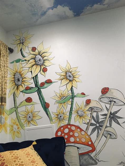 My husband and I are mural painters. Here are some pics of the mural in ...