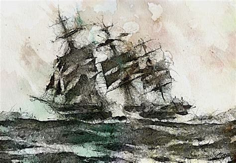 The Flying Dutchman Painting at PaintingValley.com | Explore collection ...