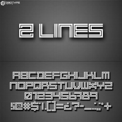 2 Lines Font | Fontspring