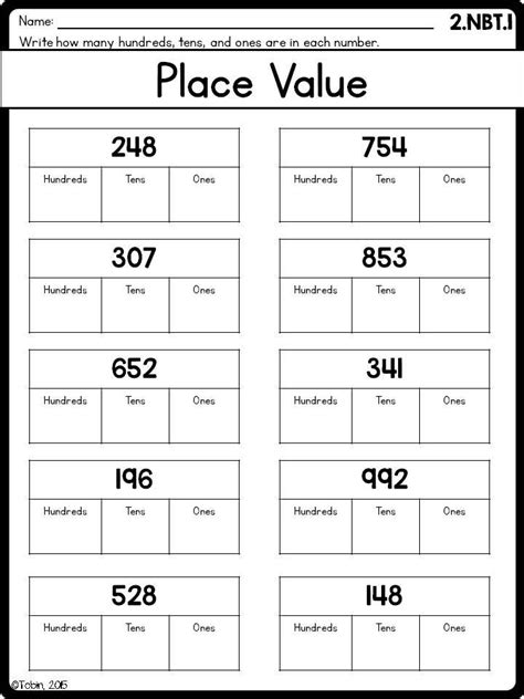 2nd Grade N.B.T. | 2nd grade math worksheets, 2nd grade math, 2nd grade ...