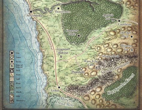 Lost mines of phandelver, Map, The adventure zone