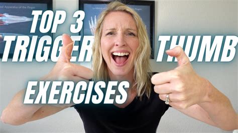 Top 3 Trigger Thumb Exercises - YouTube