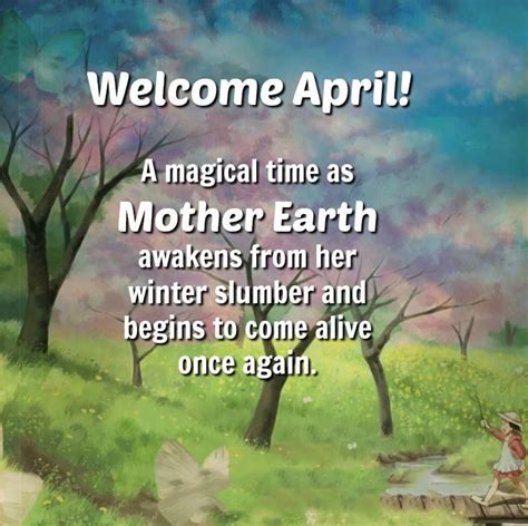 Welcome April Saying Lines | April quotes, Happy new month messages ...