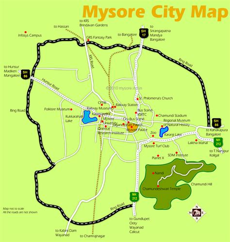 Mysore City Map | mysore.ind.in