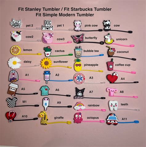 Fit Stanley Cup, Starbucks Straw Topper, Daisy Straw Topper, Kitty ...