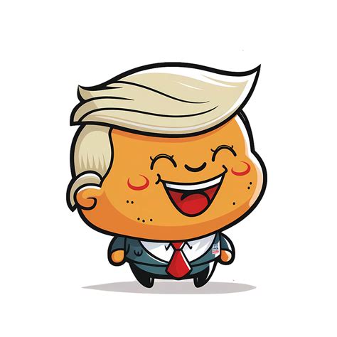 Download Kawaii, Donald Trump, Cartoon. Royalty-Free Stock Illustration ...