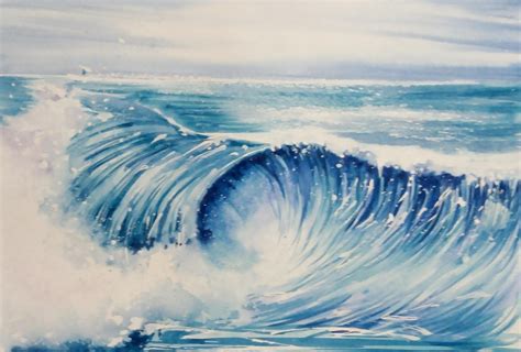 Watercolor Ocean Waves | Dhritikana Nath | Skillshare