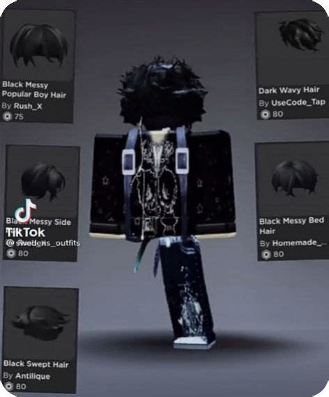 BOY HAIR COMBO (⚠️NOT MY AVATAR⚠️) in 2022 | Roblox guy, Emo roblox ...