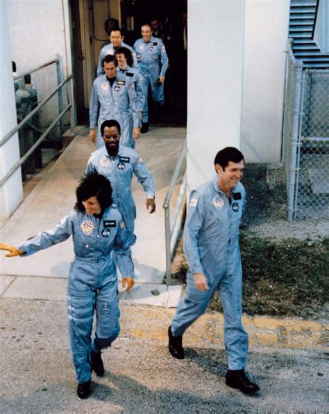 The Last Known Photo of the Space Shuttle Challenger Crew Boarding the ...