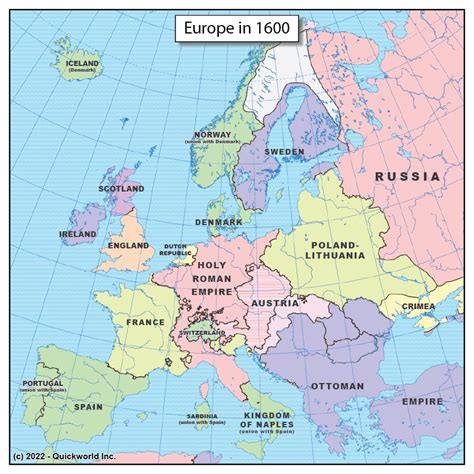 Europe in 1600