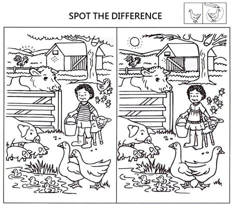 Spot The Difference Worksheets for Kids | Activity Shelter | Spot the ...