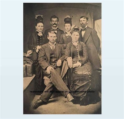 Doc Holliday Wyatt Earp Group PHOTO Wife Big Nose Kate Wild - Etsy