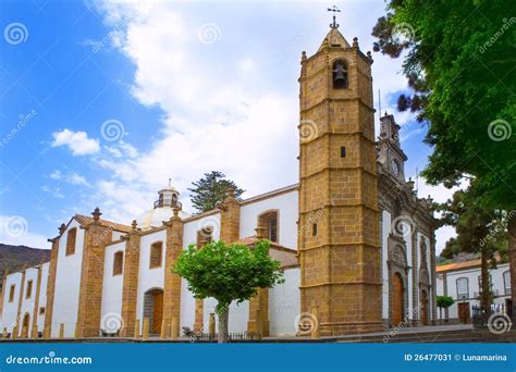 Gran Canaria Teror Church Canary Islands Stock Image - Image of ...