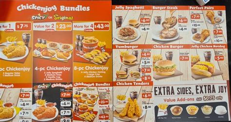 Jollibee Menu: Jollibee Singapore Menu with Prices Updated 2022 ...