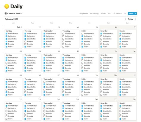 Notion Habit Tracking: Update 2 | Brad Frost