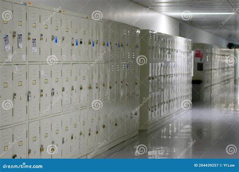 29 Jan 2006 the School Hallway with Lockers at Indoor Editorial ...