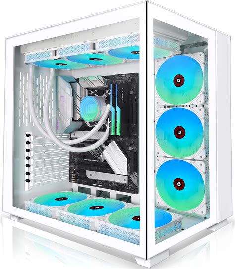 Buy KEDIERS PC Case - ATX Tower Tempered Glass Gaming PC Open Frame ...