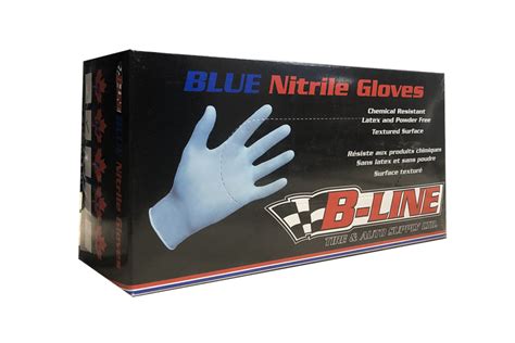 Blue Nitrile Gloves - Large (Box of 100)