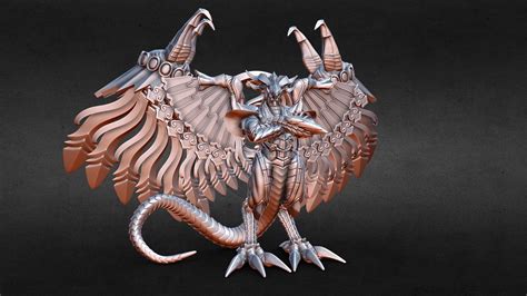 Bahamut Final Fantasy X D&D 3D Print Miniature - Buy Royalty Free 3D ...