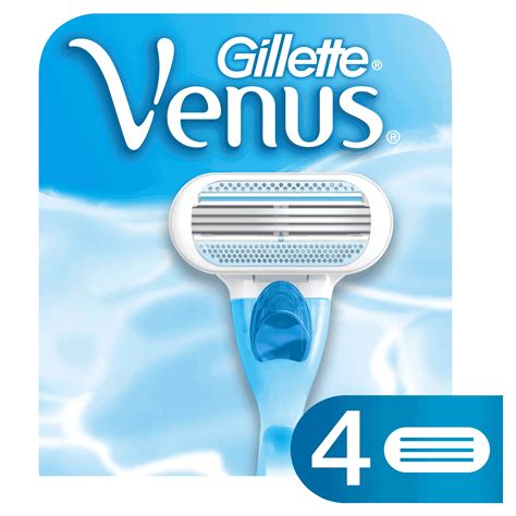 Gillette Venus Smooth Womens Razor Blades Refill, 4 ct - Walmart.com ...