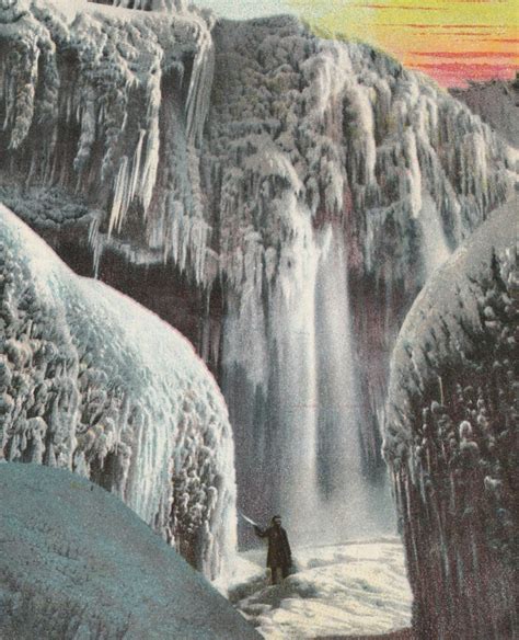 Cave Of The Winds - Niagara In Winter - Postcard, 1910s – Ephemera ...