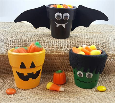 halloween clay pots craft - S&S Blog