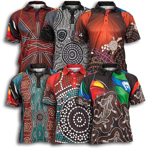 Promotional Indigenous Clothing Range - Aboriginal Shirt Designs - Bongo