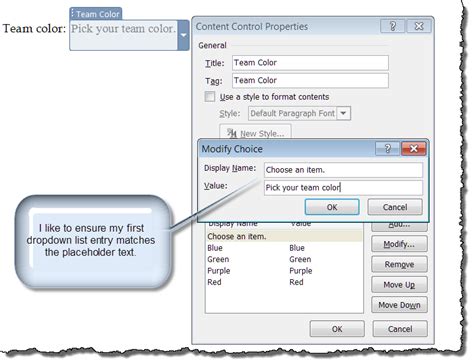 Placeholder text in word 2013 - holdendates