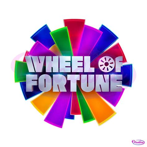 Wheel Of Fortune American Game Show PNG Sublimation - Oladino