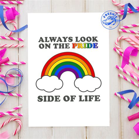 Always Look on the Pride Side of Life, LGBTQ Pride Greeting - Inspire ...